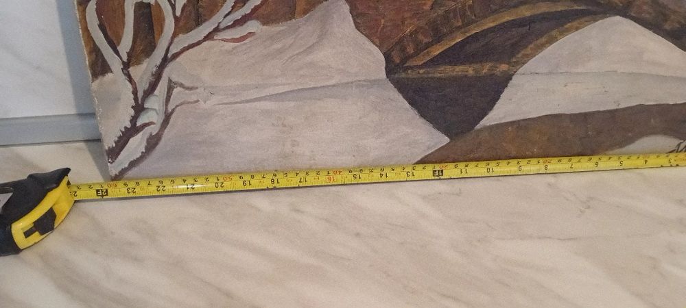 Стари картини с маслени бой.