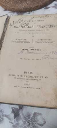 Grammaire Francaise, an 1895, A Brachet - J Dussouchet, Paris