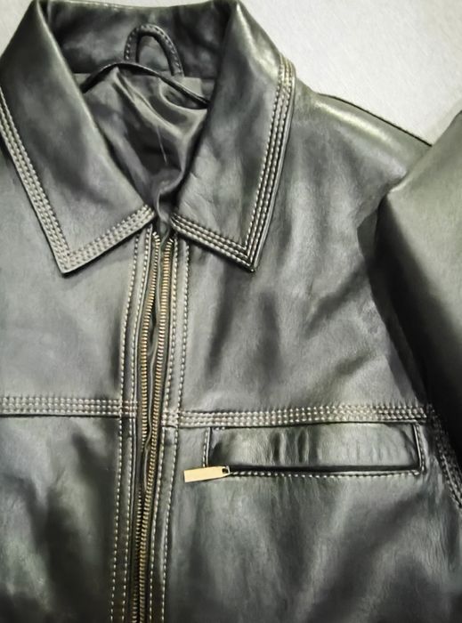 Geacă piele naturala ( nou nouță, M)