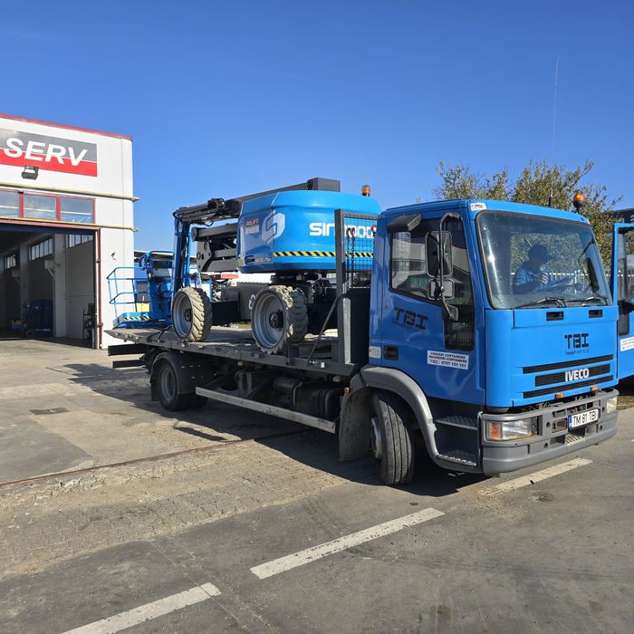 Transport Utilaje,  Trailer, Macara, Hiab,