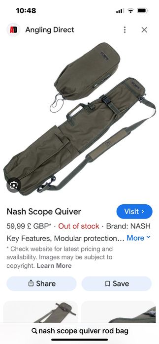 Nash Dwarf H-Gun 9ft 2.70m 2.75lb