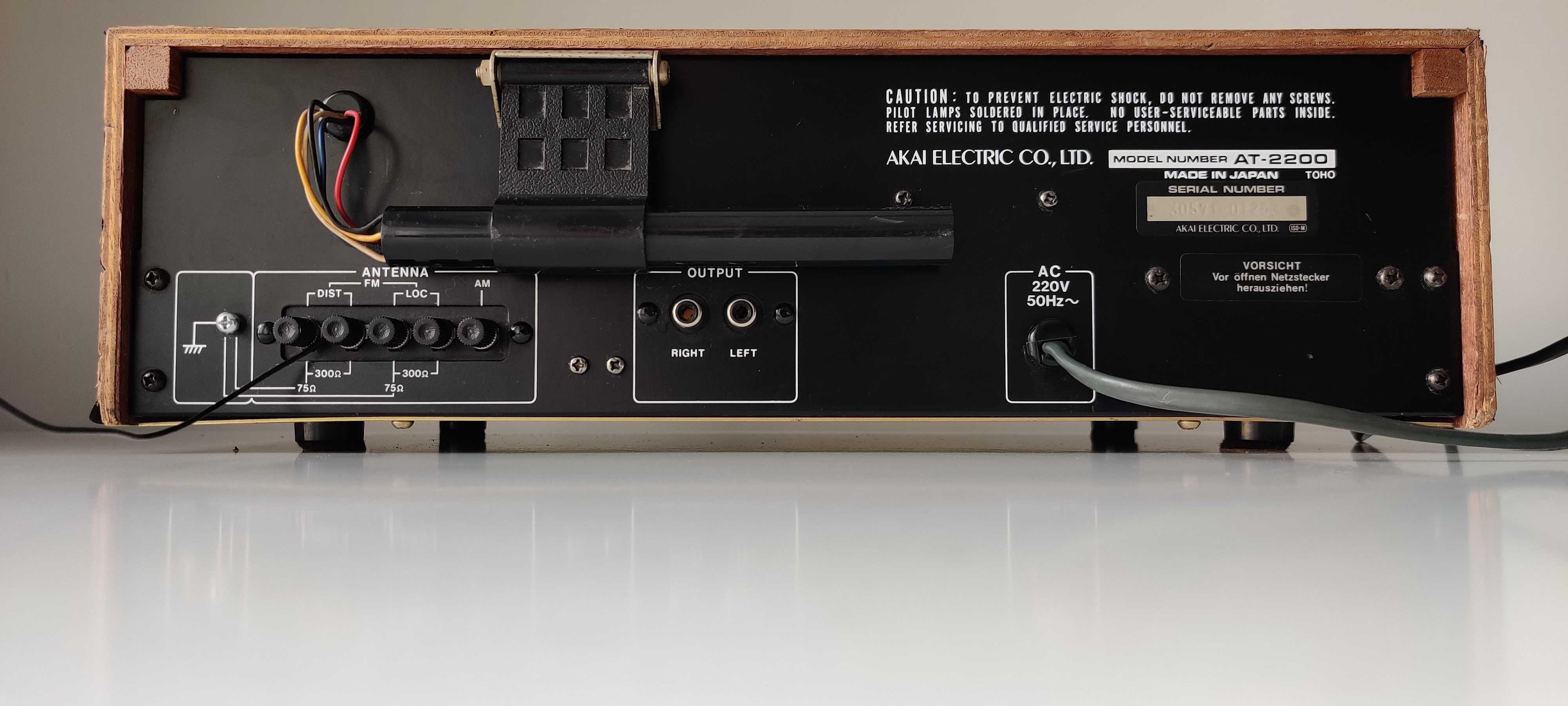 AKAI AT 2200 tuner muzica vintage cu scala si ace muzica analog