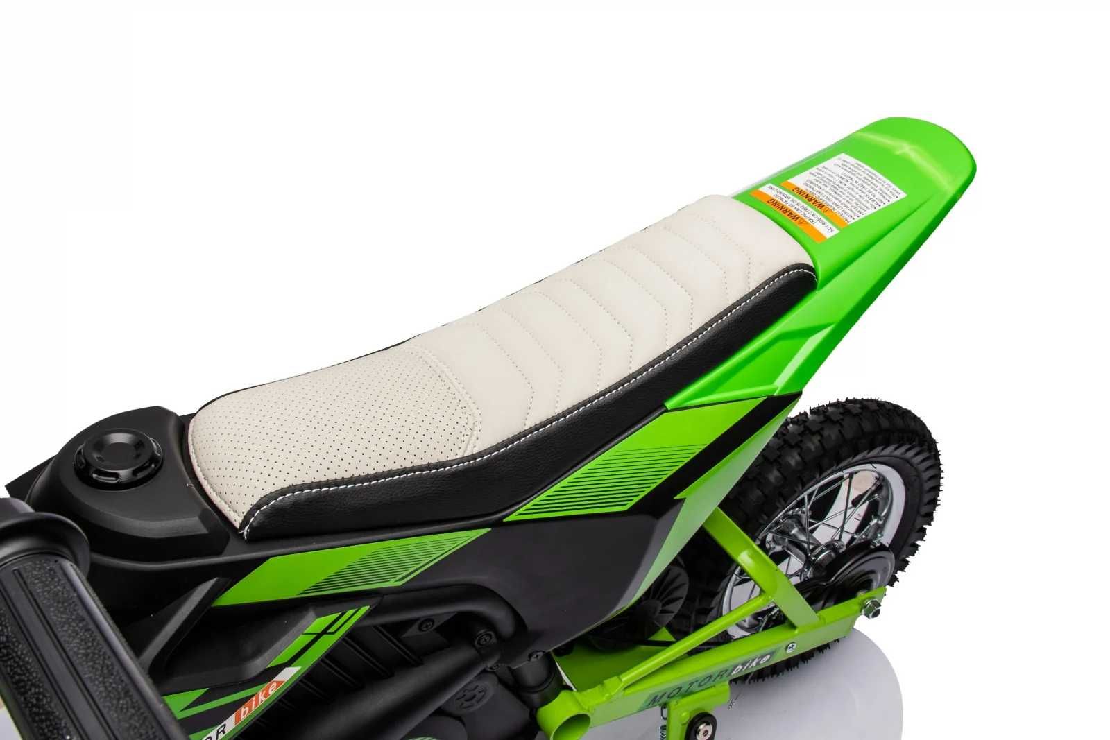 Motocicleta electrica copii 4-9 ani Enduro 250W 24V cu anvelope #Verde