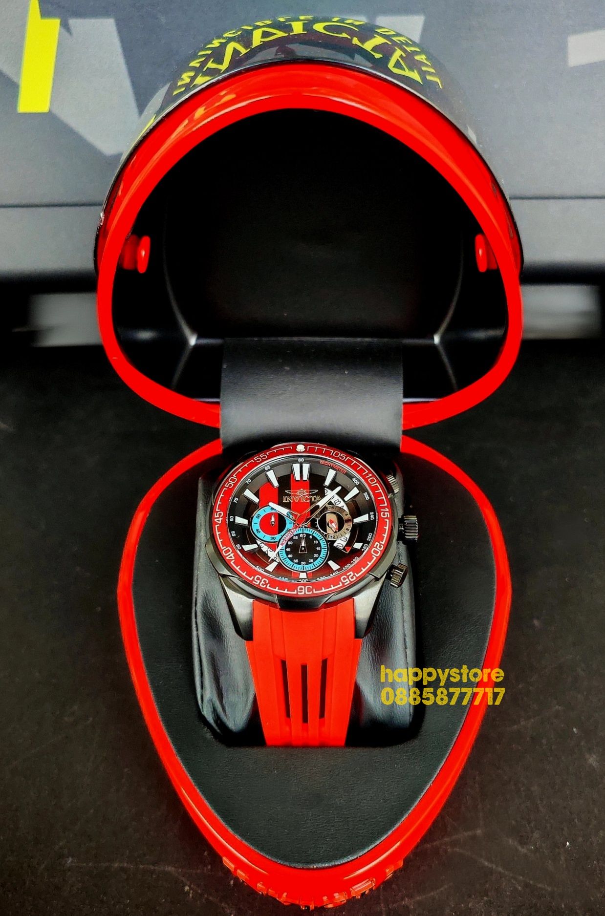 INVICTA Racing Red 50 mm, Инвикта нов ръчен часовник