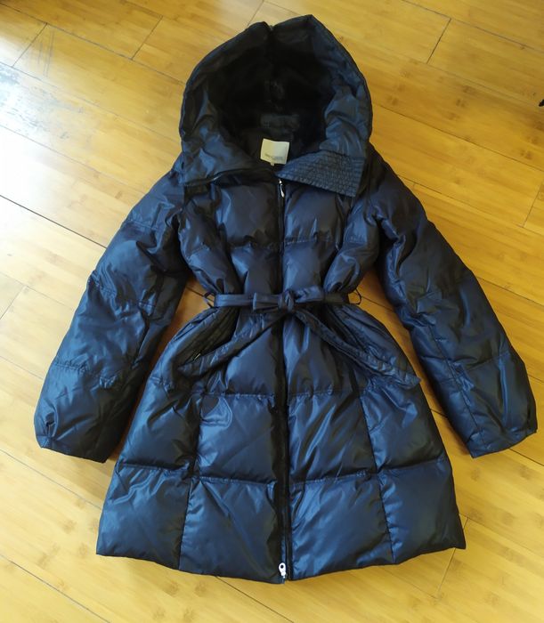 брендовый пуховик S/M 42/44