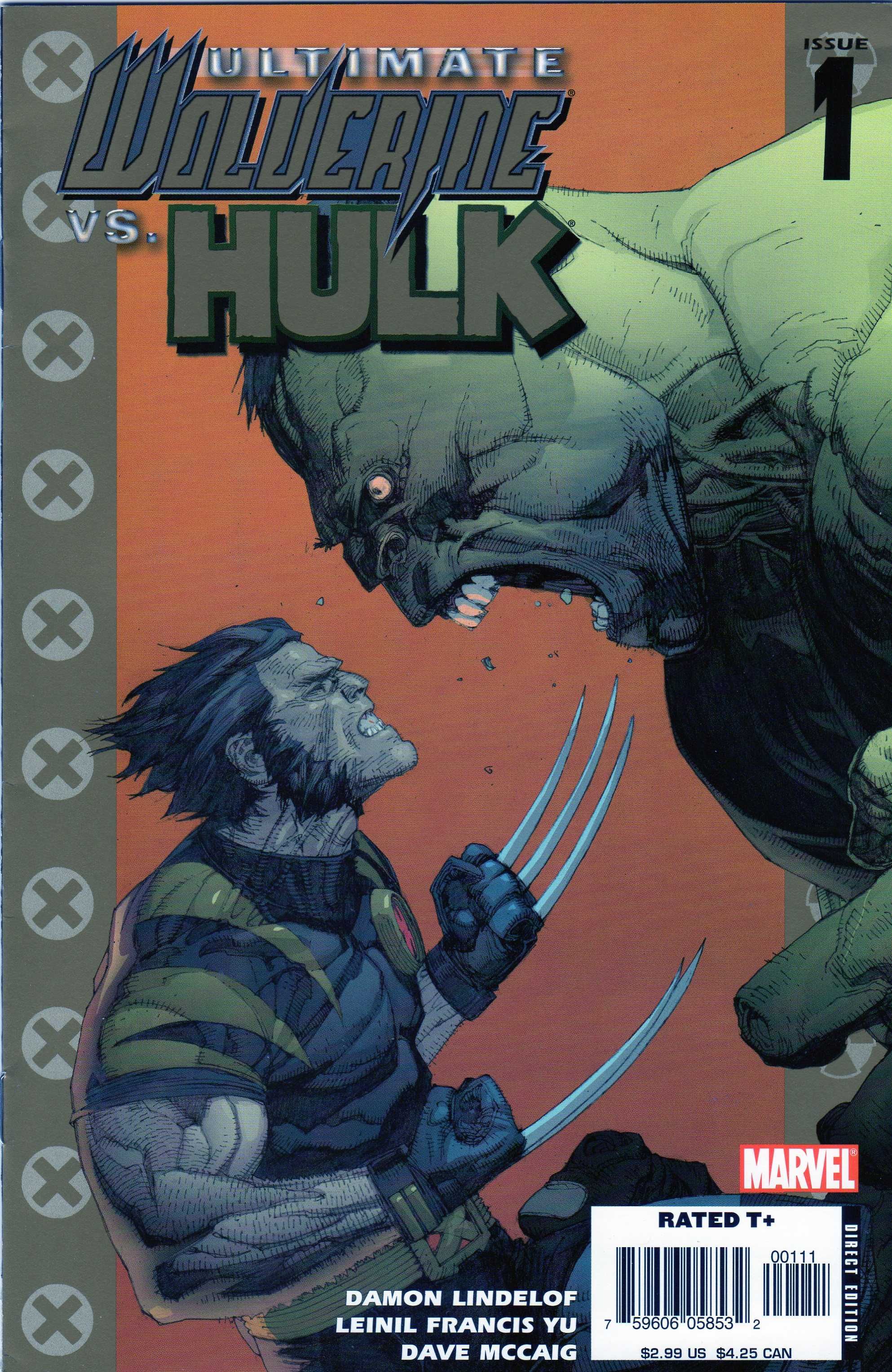 Ultimate Wolverine vs. Hulk #1 Marvel benzi desenate americane