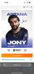 СРОЧНО продам билеты JONY