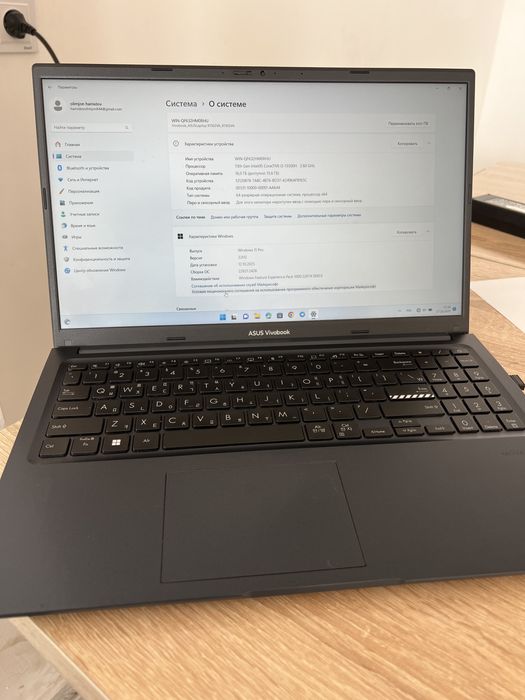 Asus Vivobook X1504VAdasturlash, dizayn, aI uchun ideal