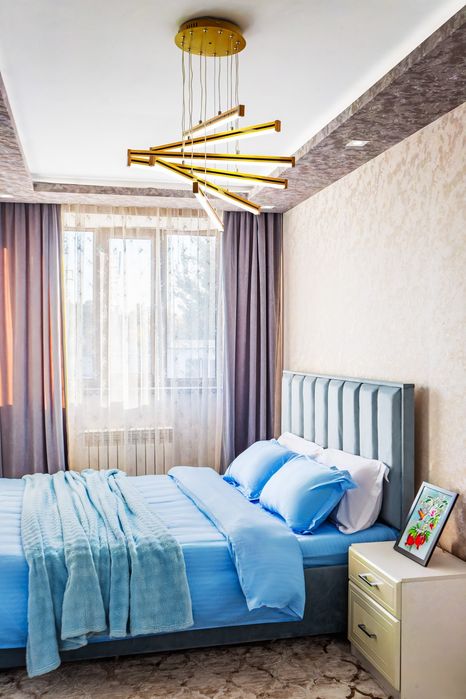 Ц2 По суточная квартира для семьи loft blue and green