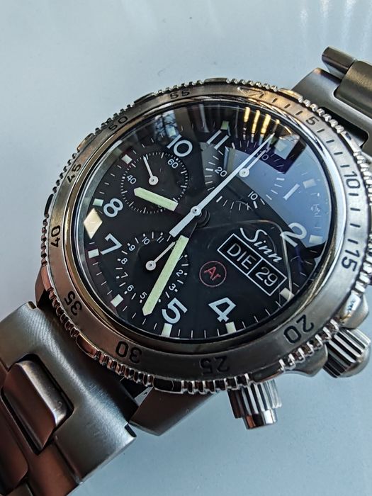 Ceas Sinn Automatic Chronograph Diver 300 m Titanium