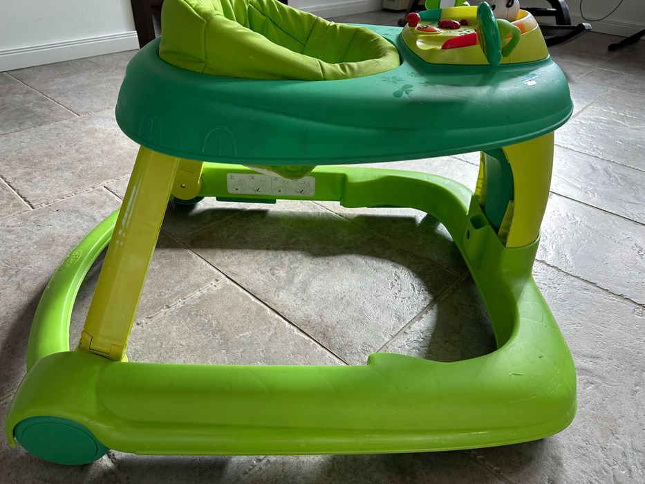 Chicco Бебешка проходилка 3 в 1 Baby Walker 123 Green