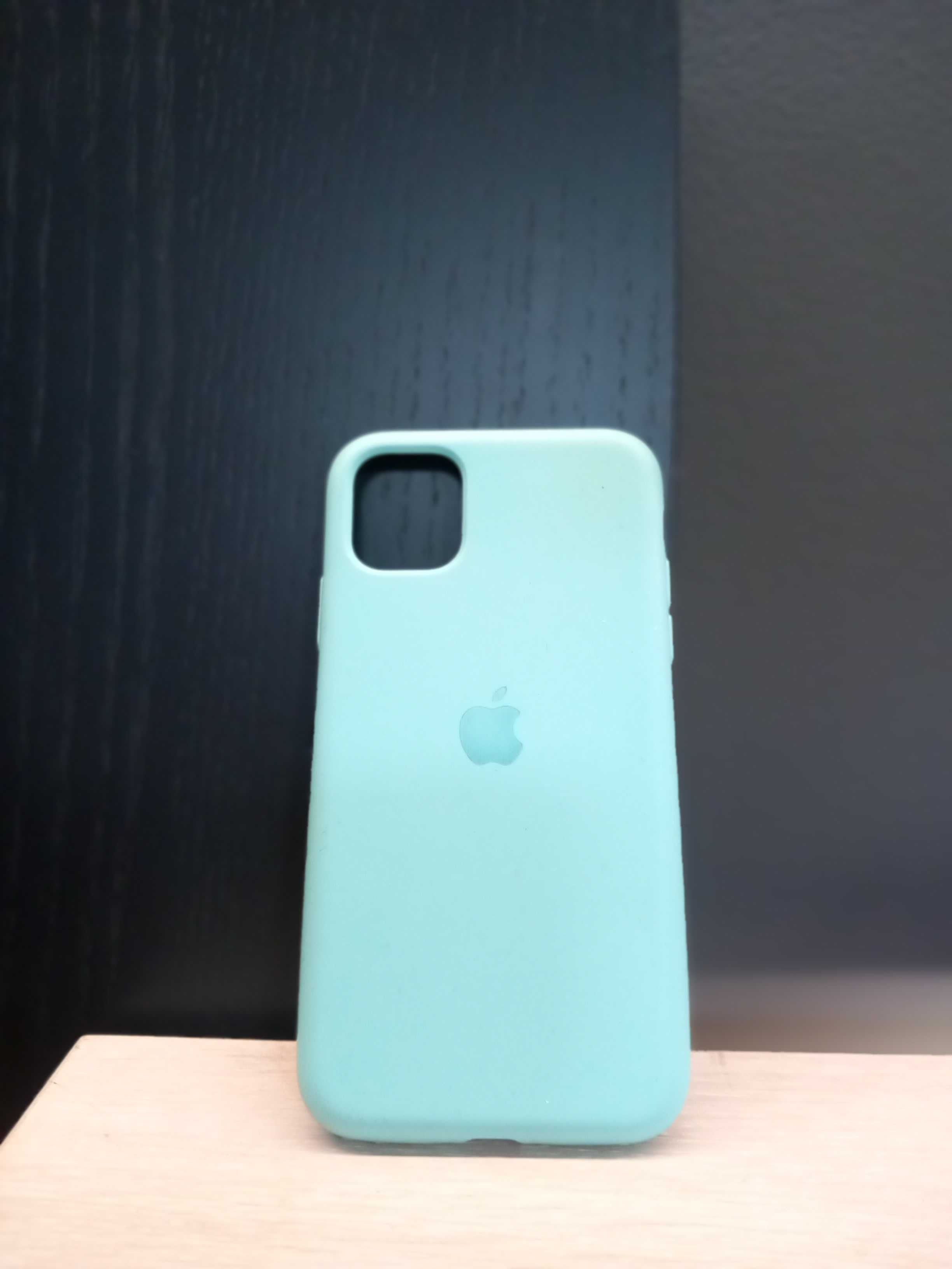 Husa Originala pentru iPhone 11  Culoare Albastră Silicon