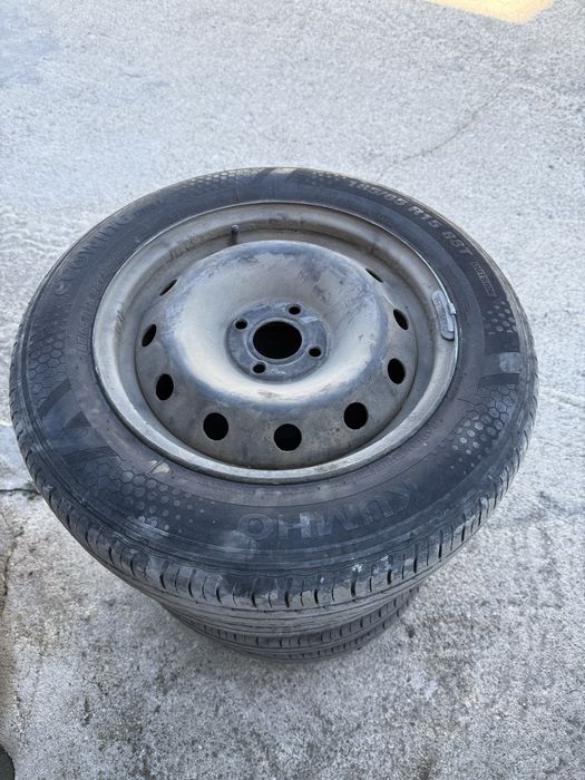 Джанти с гуми KUMHO за рено 4х100 185/65/15