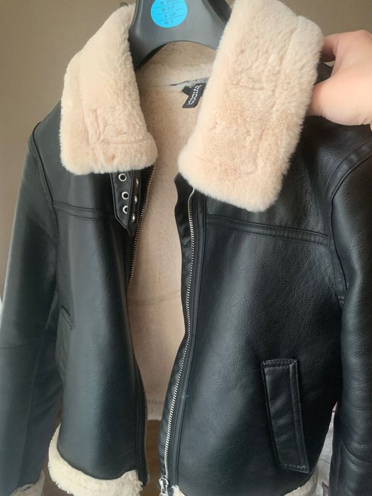 Кожено яке с пух
