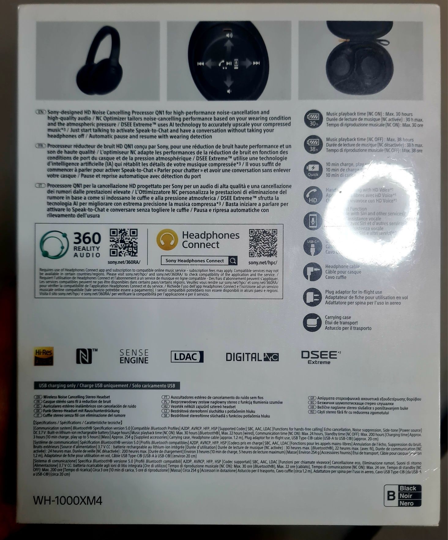 Слушалки Sony WH-1000XM4
