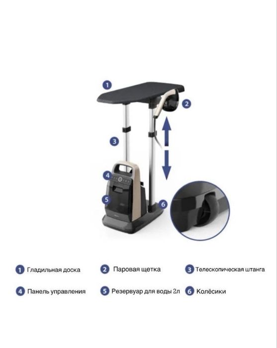 Гладильная система RAF R.3049 черный
