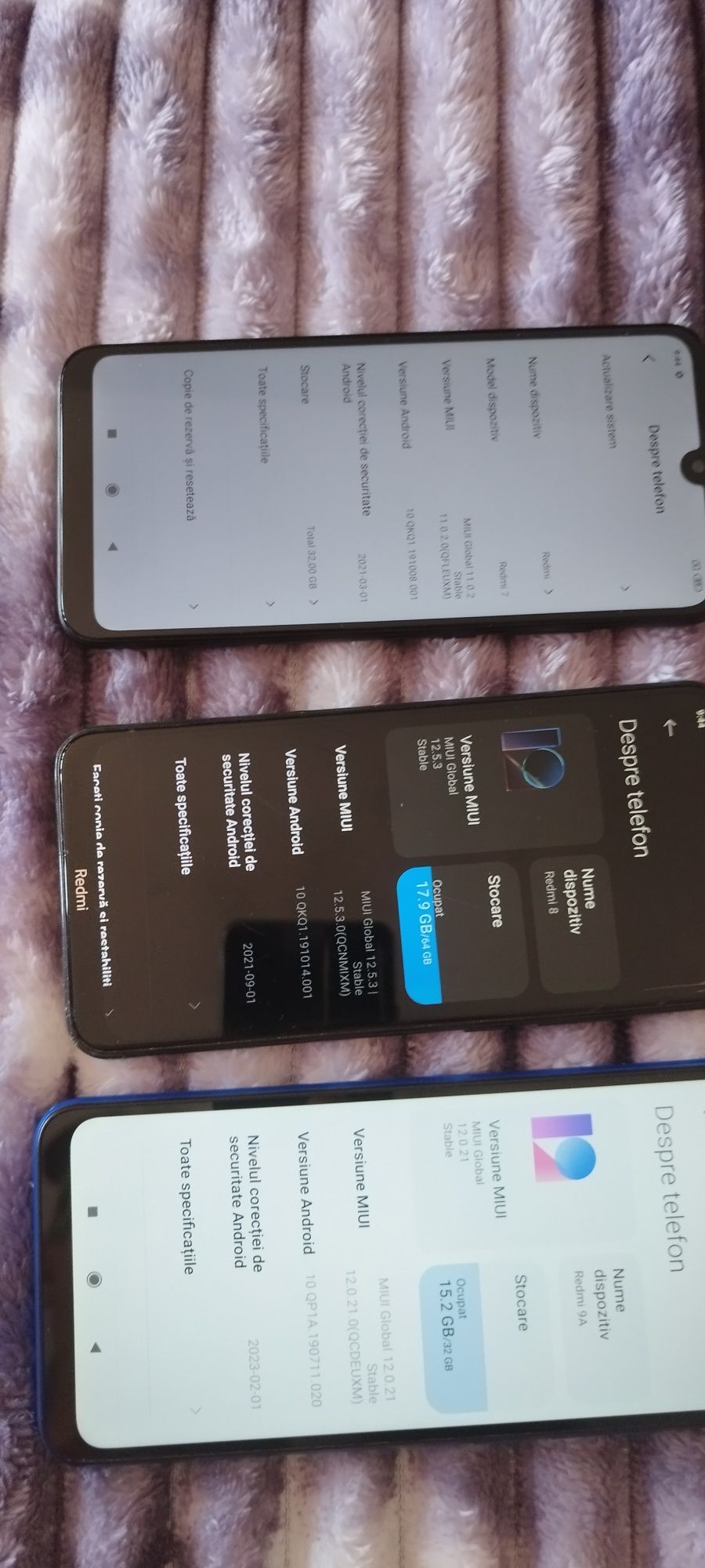 Telefon Samsung s7, Huawei psmart Xiaomi Redmi 7, Redmi 8, Redmi 9A