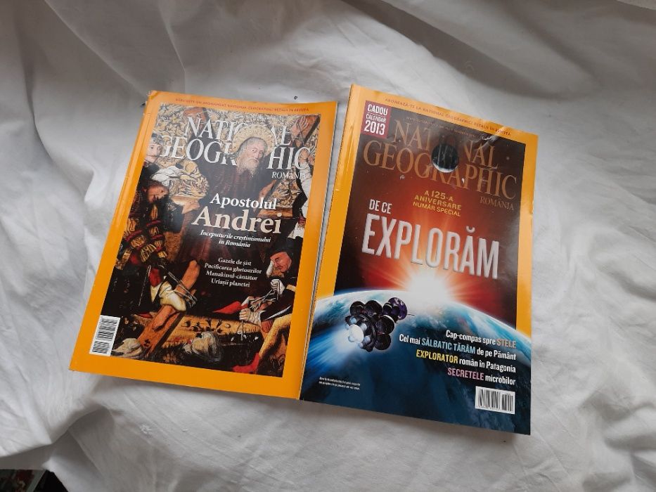 Reviste pentru copii National Geografic si Traveler