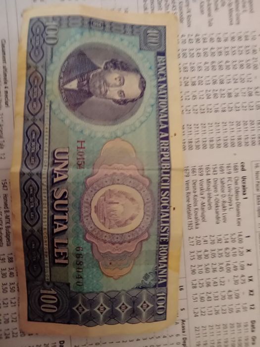 Bancnota 100 lei