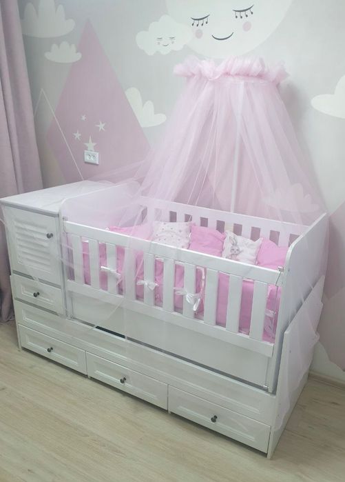 Детская кроватка 3в1