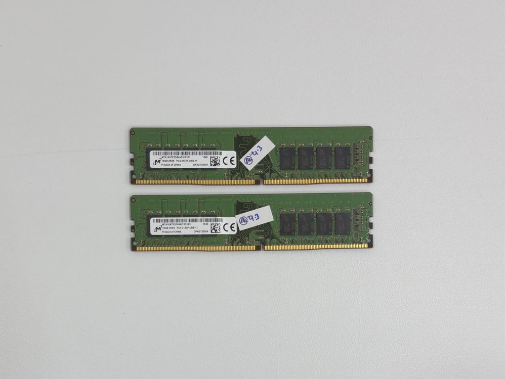 DDR4 2133 mhz 16GB Micron (MTA16ATF2G64AZ-2G1B1)