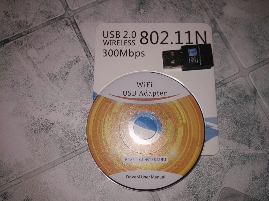 USB Адаптер за интернет, Wireless WiFi Adapter LAN 300M USB 2.0 802.11