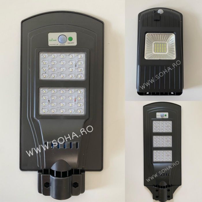 Lampa Proiector Incarcare Solara Stradala 30W 40W 60W camping