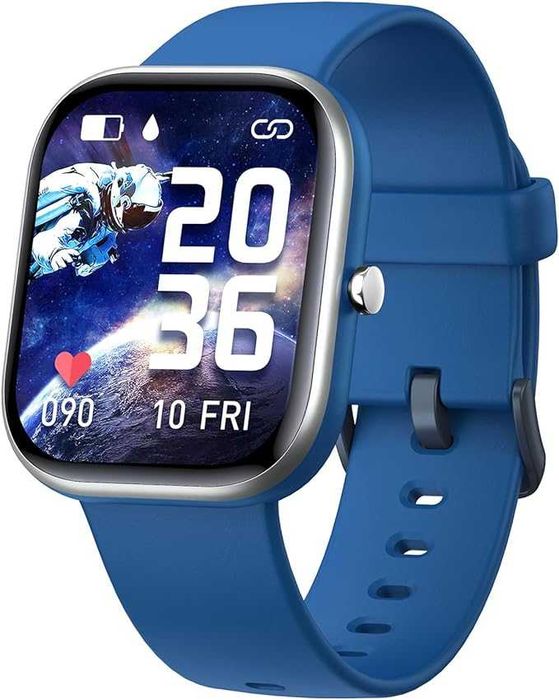 Ceas inteligent pentru copii impermeabil IP68, 6+ (albastru)