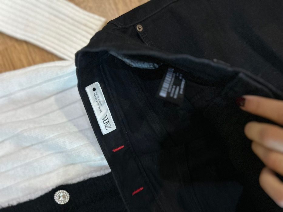 Zara черни дънки