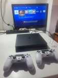 Playstation 4 Слим Фифа24, Мартол комбат11, Гта5 2 джости