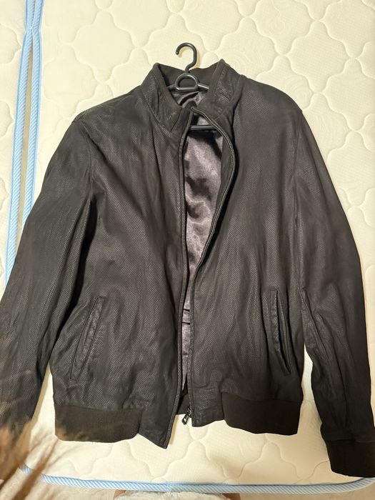 Кафяво кожено яке