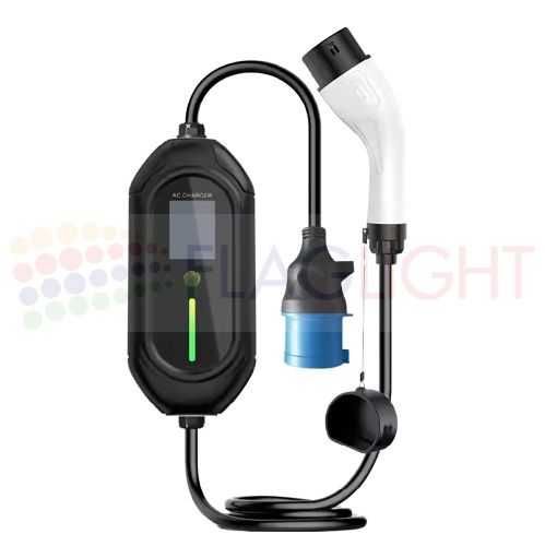 7kW 32A 220V Домашна Преносима Зарядна Станция за Електромобили Тип2