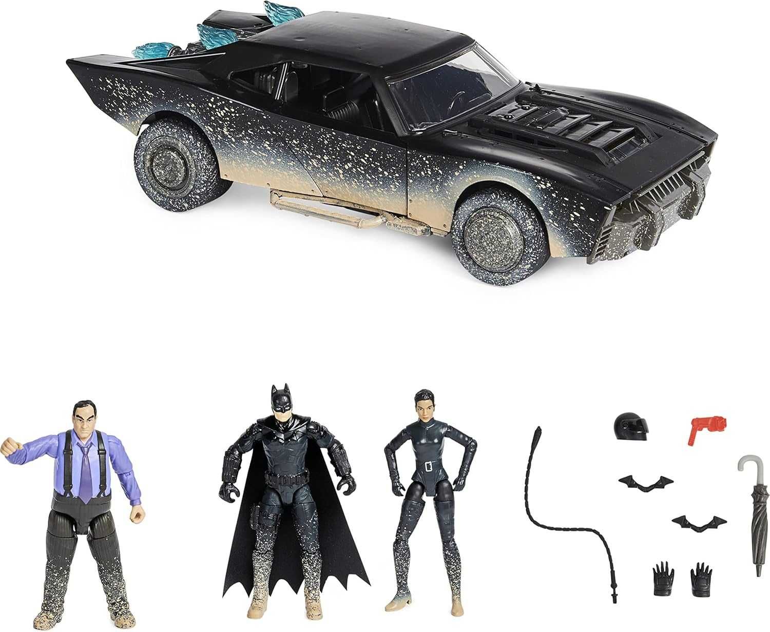 BATMAN Батмобил звукови и светелинни ефекти и 3 фигури Батман