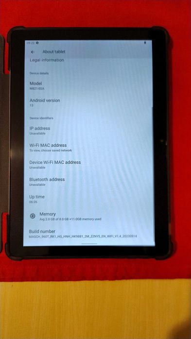 Tabletă MAGCH M821 10 inch cu defect de fabrică