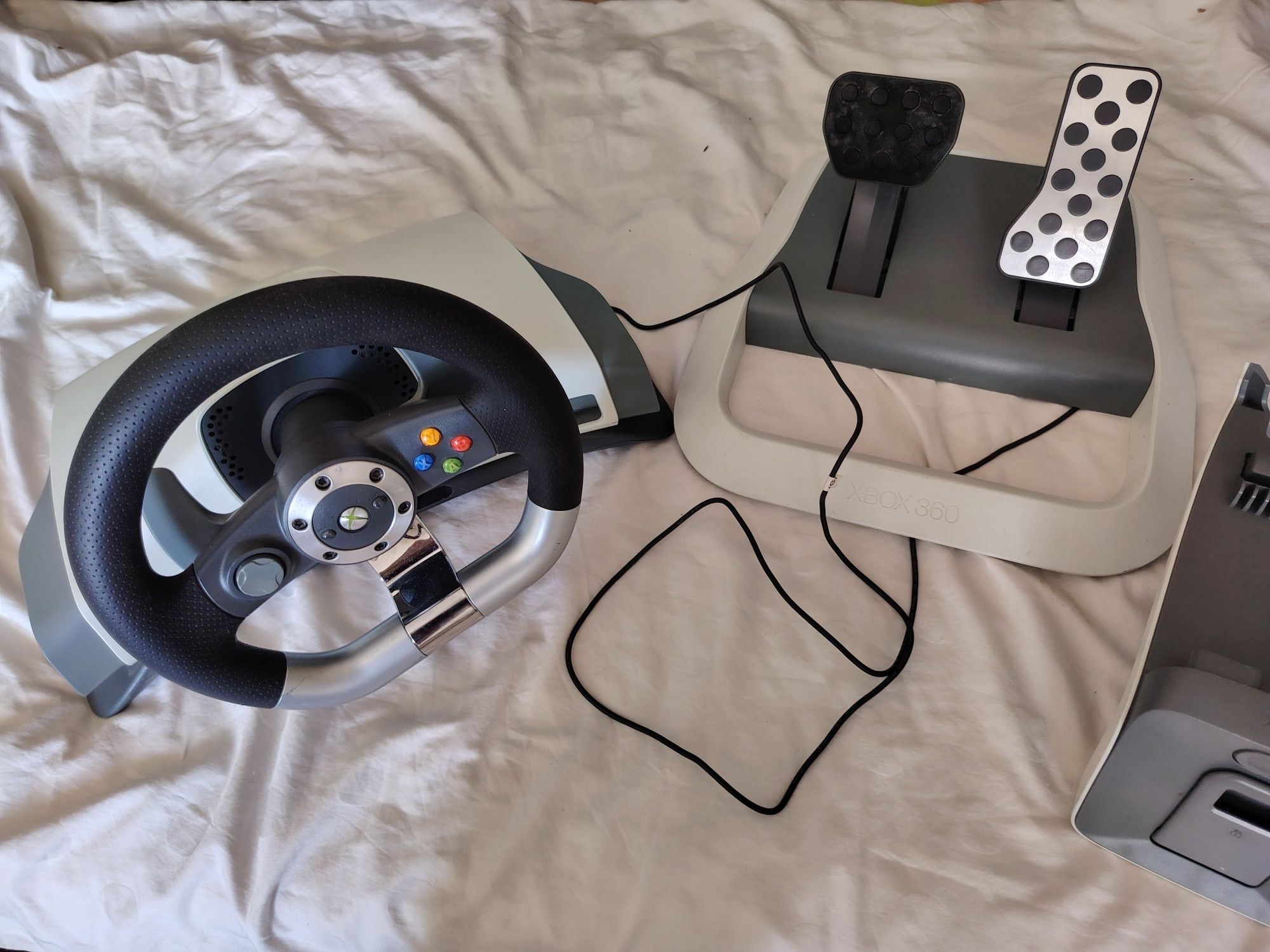 xbox 360 wireless racing кормило с педали