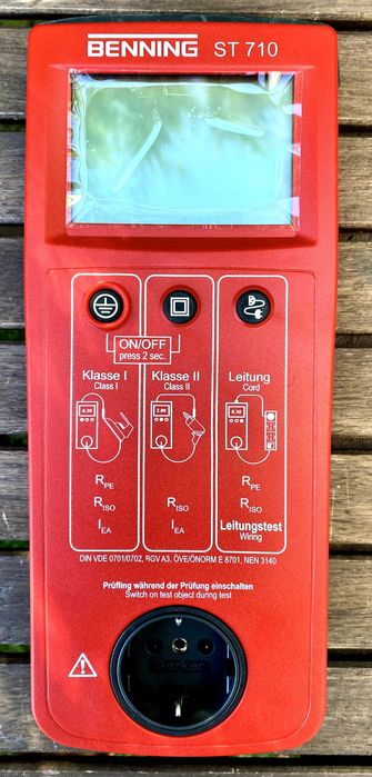 Benning ST 710 - Tester aparate electrice - Nou/Nefolosit/Cutie orig.