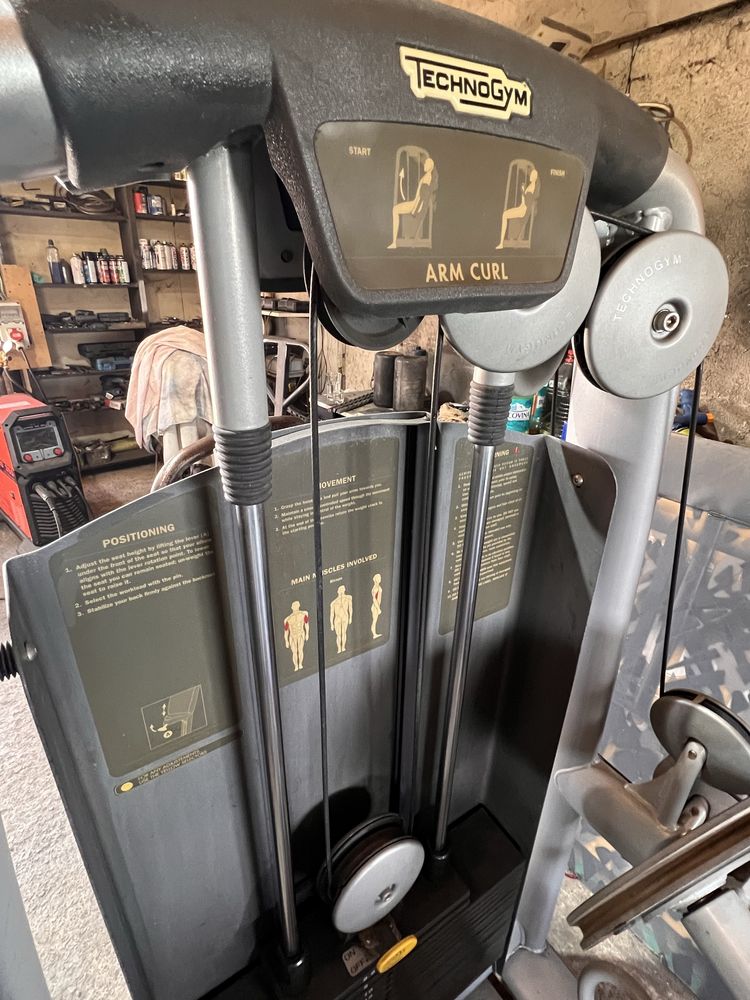 Aparat biceps technogym fitness
