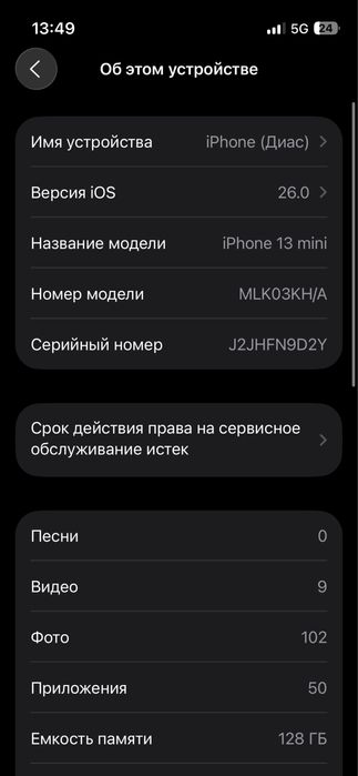 Айфон 13 Мини 128 Гб
