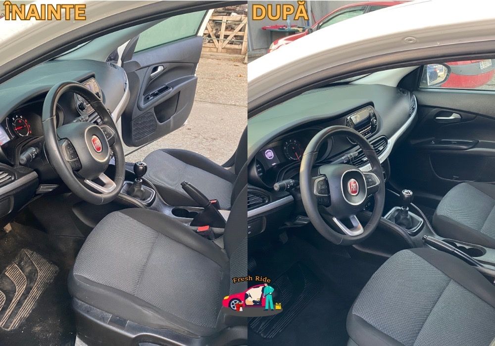 Detailing auto la domiciliu-Curățare interior/tapițerie & mat. textil