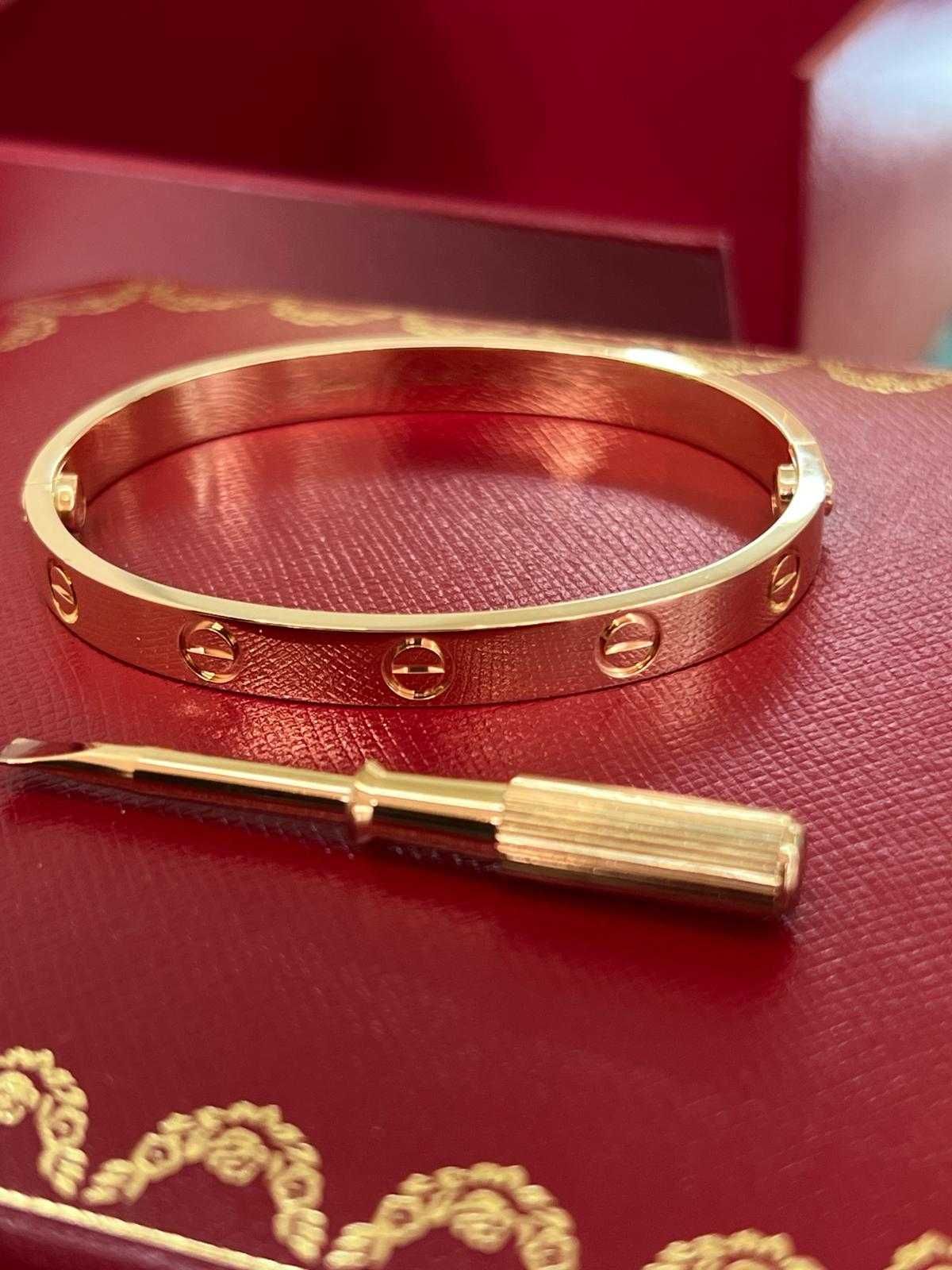 Cartier-LOVE bracelet, 18K rose gold 750,size-16
