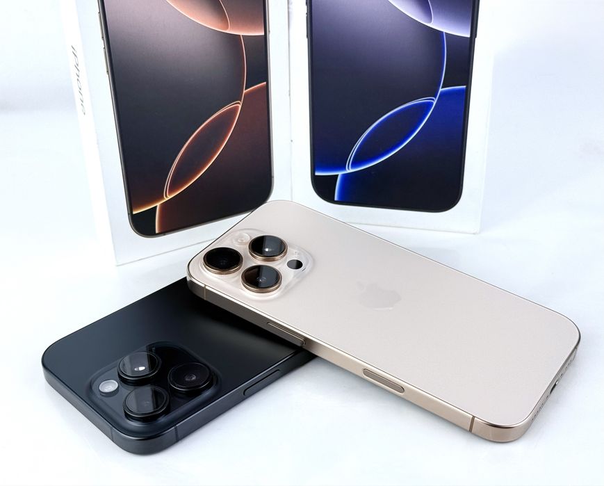 КАТО НОВ! Apple iPhone 16 Pro 128GB Black / Desert Гаранция!