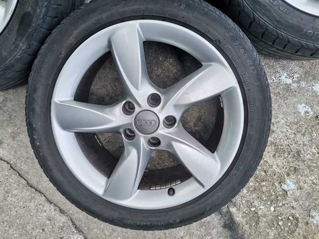 4бр лети джанти 17" за Ауди, Фолксваген, Шкода - с гуми 225/45/17