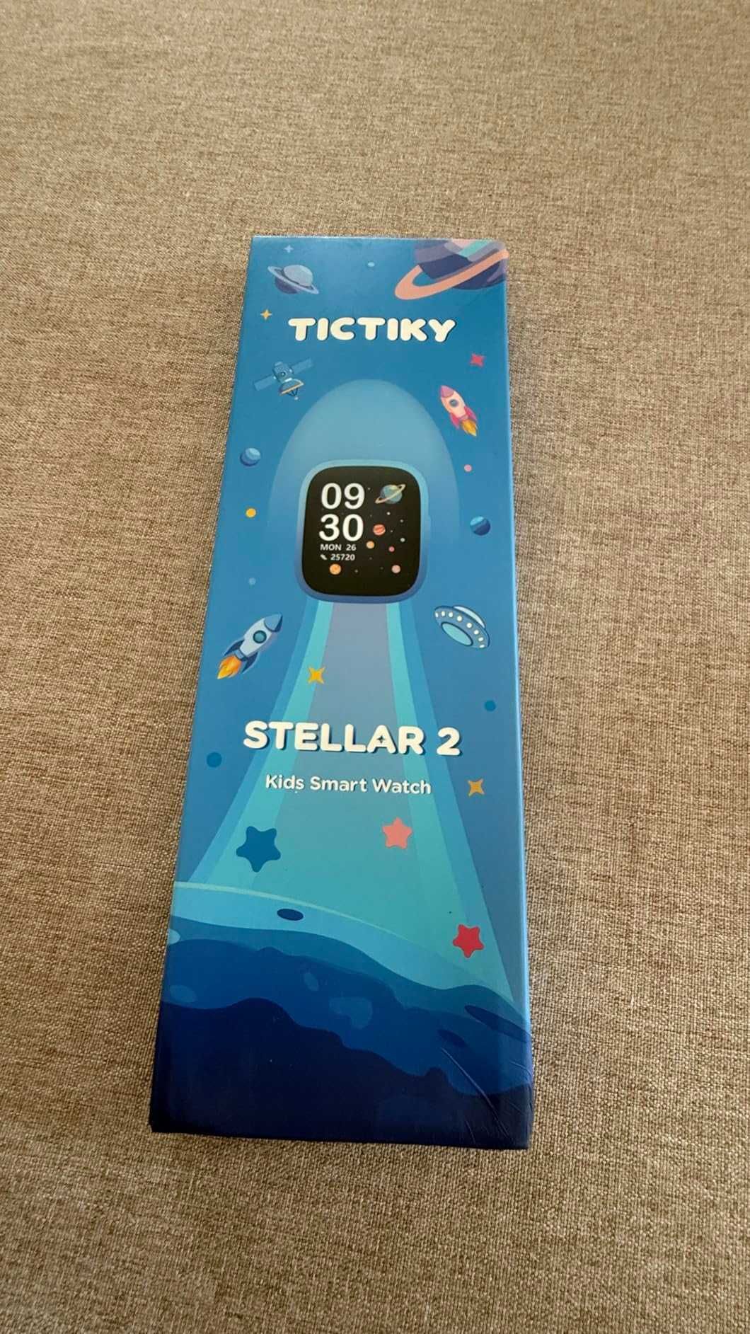 TICTIKY Смарт часовник за деца без телефон,без приложение,1.83" екран