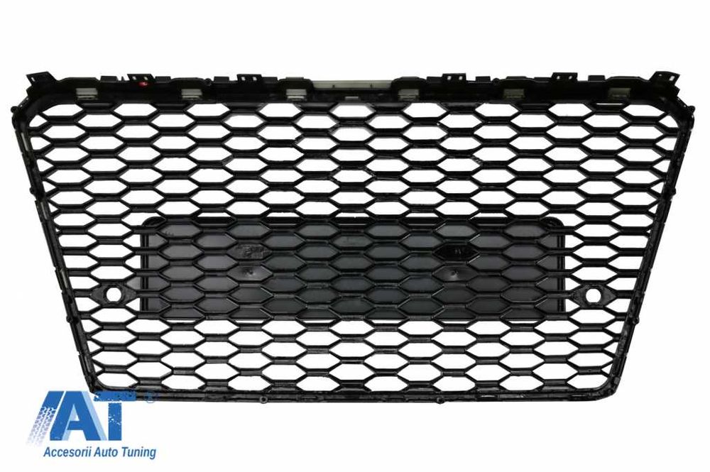 Grila fagure Audi A7 4G 2011-2014 RS Design Negru lucios