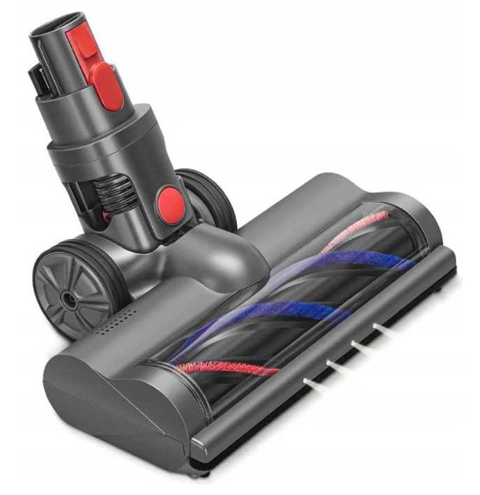 Cap perie electrica, cu LED, compatibil cu Dyson V7-V15, gri
