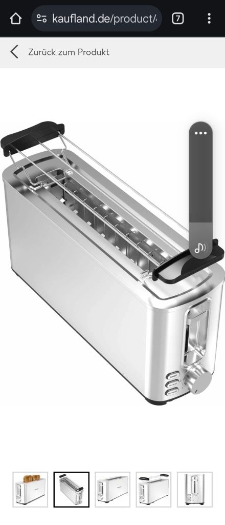 Toaster paine premium inox
