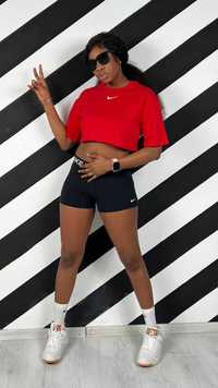 Nike Дамска тениска T-Shirt Women's Cropped