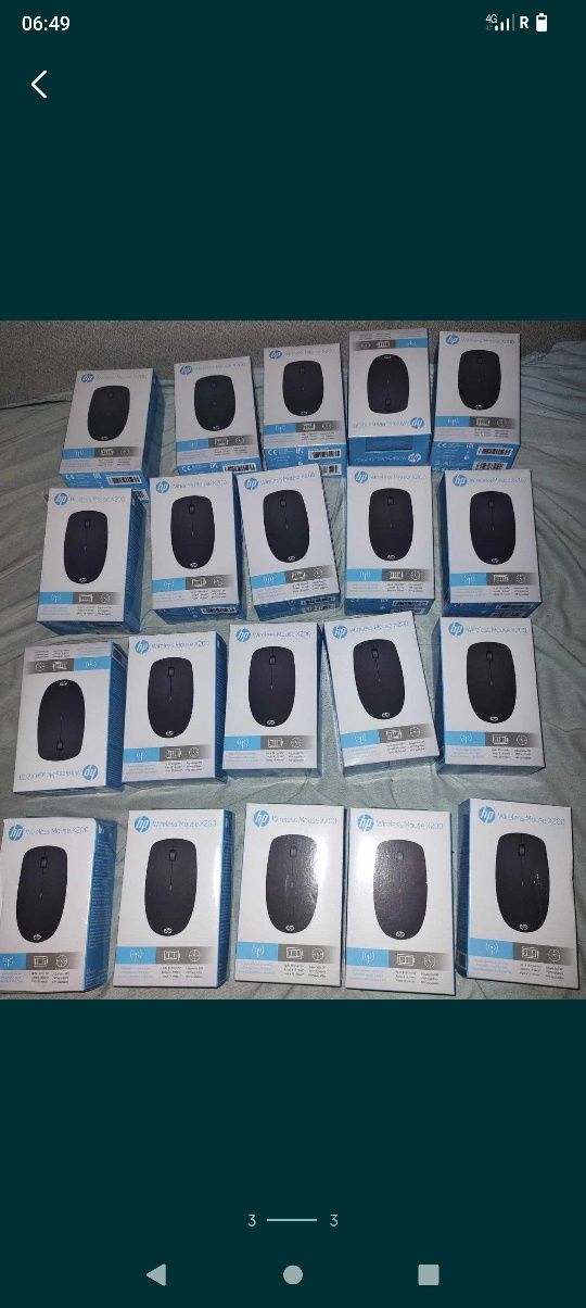 Mouse-uri wirlles Hp X200 negre sigilate aduse din Germania