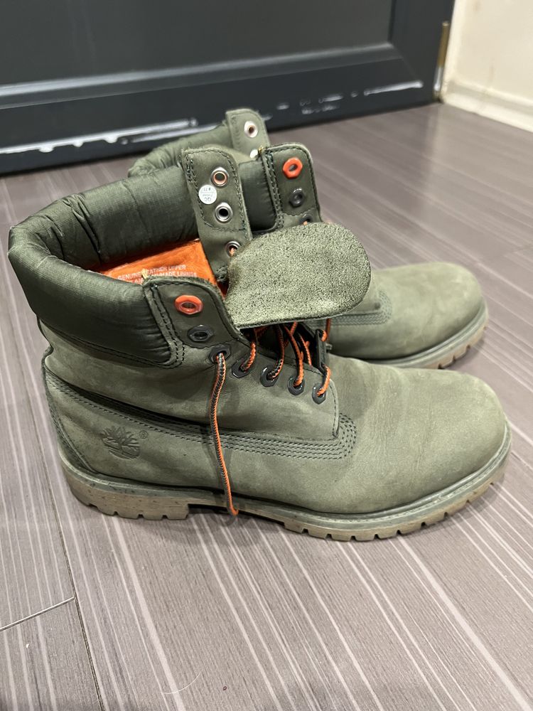 Timberland 6 Inch Premium boots in khaki, размер 44