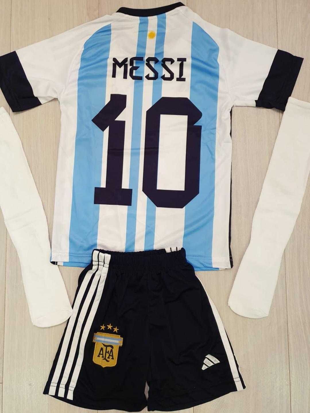 Echipamente complete fotbal copii 4/15 ani,MESSI-ARGENTINA